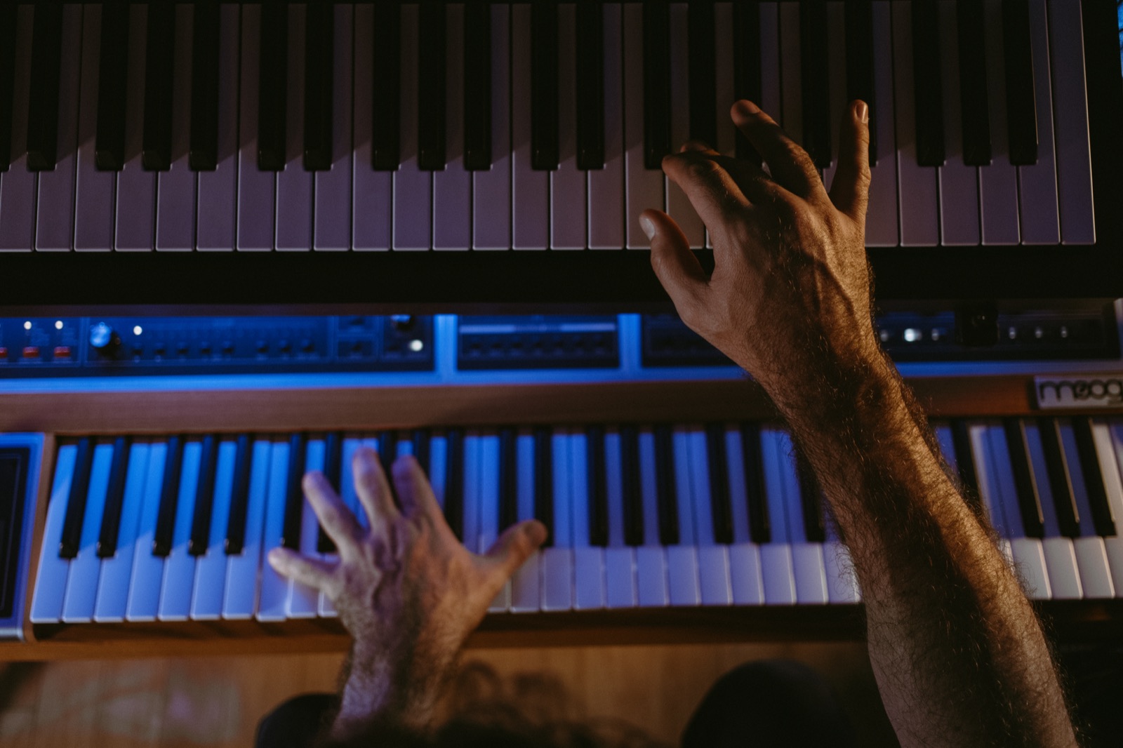 Hands on the keyboard